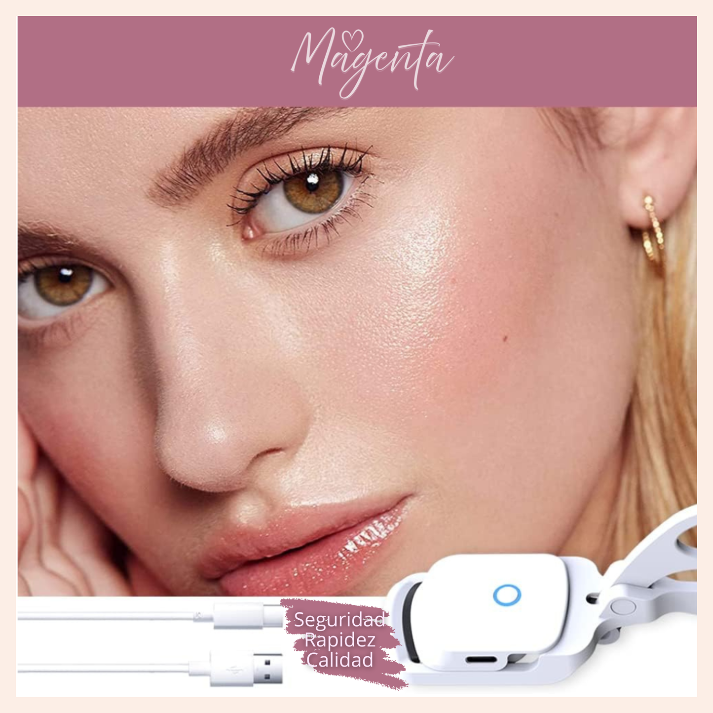 LashGlow – Rizador de Pestañas Eléctrico