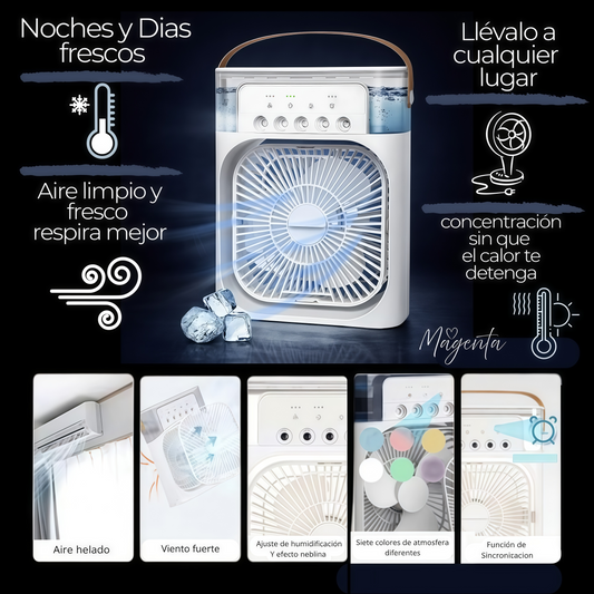 Zen Air-Mini Aire portátil con Humidificador