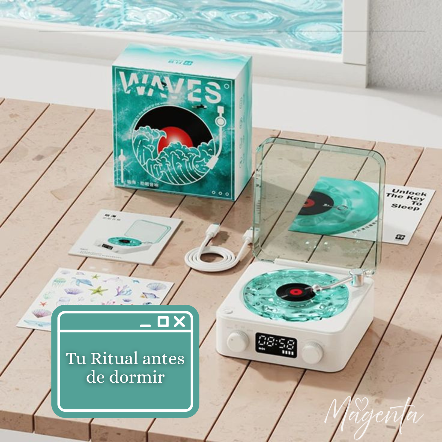 AuraVinil- Mini Tocadisco