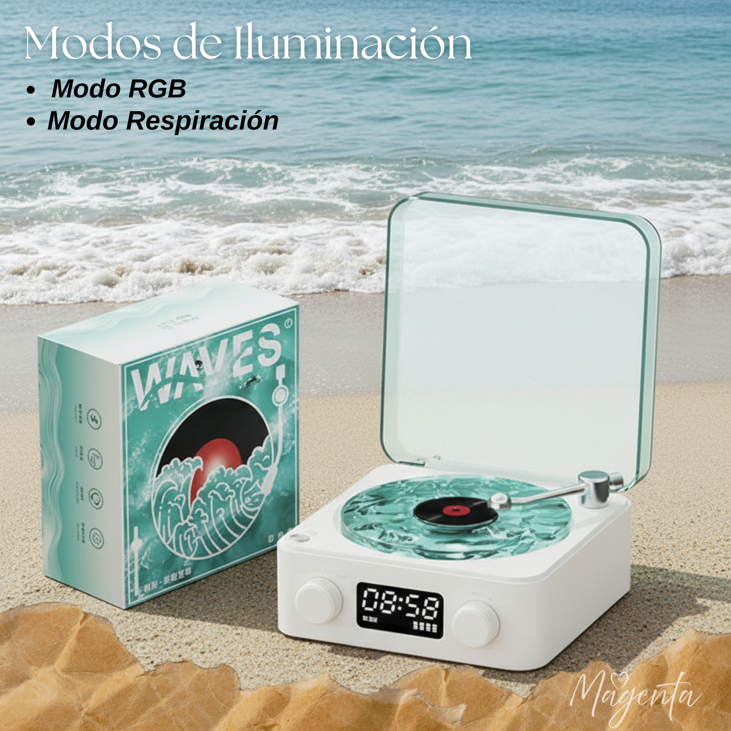 AuraVinil- Mini Tocadisco