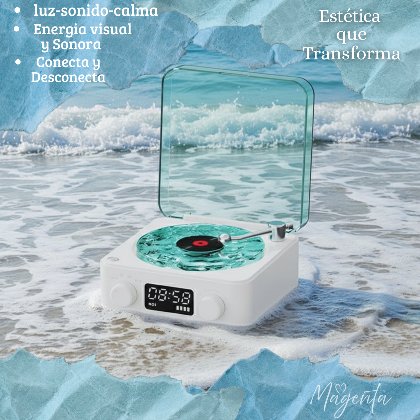 AuraVinil- Mini Tocadisco