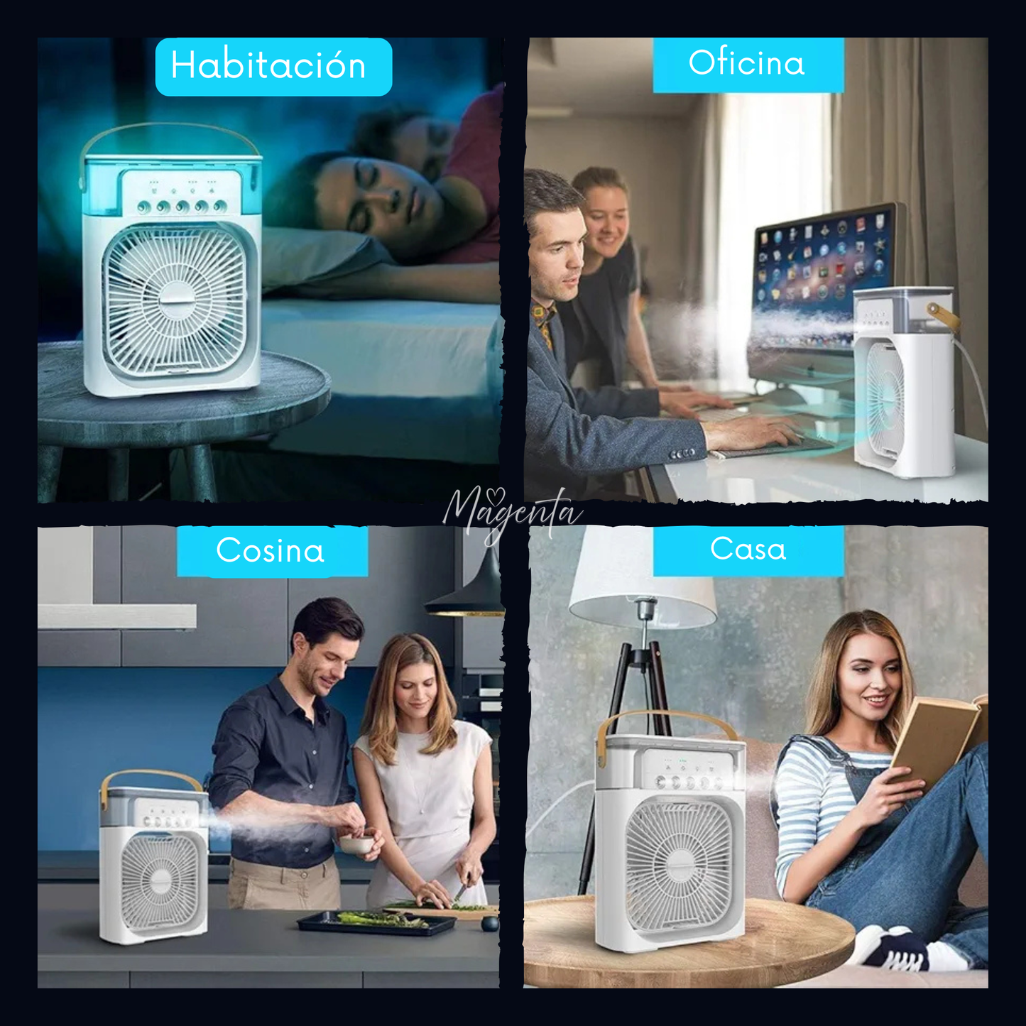 Zen Air-Mini Aire portátil con Humidificador