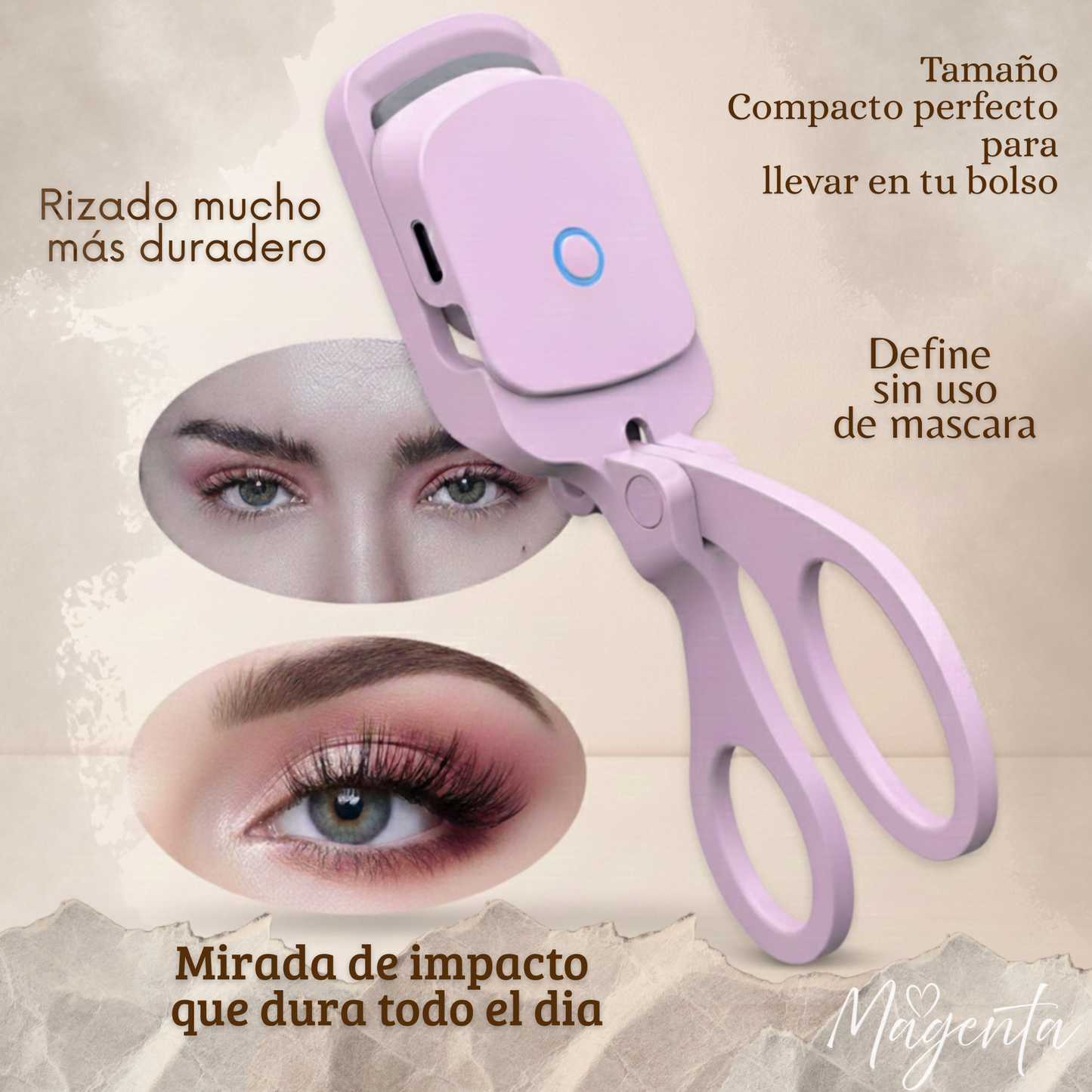 LashGlow-Rizador De Pestañas Electrico